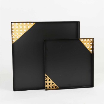 Rectangular Tray from rattan