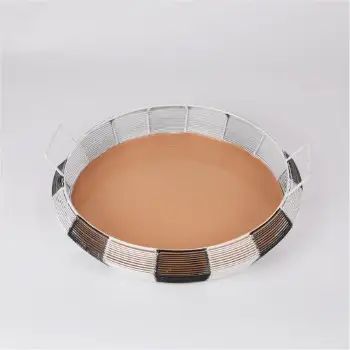 Round tray with handles From Mimosa
