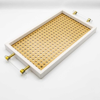mesh serving tray