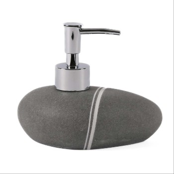 Grey stone bath set