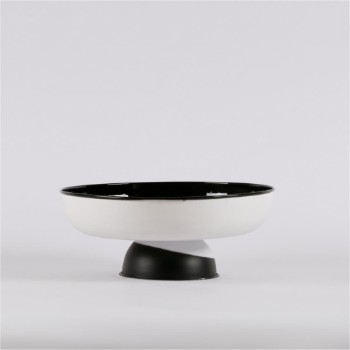 Serving bowl with stand from gibbous
