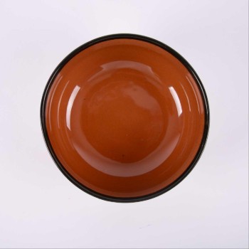 Serving Bowl With Decal From Amaya