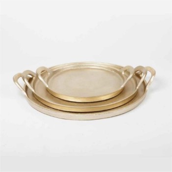 Round Handle tray from Oro