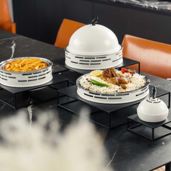 Salad Bowl - White/Black