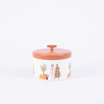Date Bowl with lid from Old Town