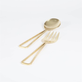 Salad server gold set of 2