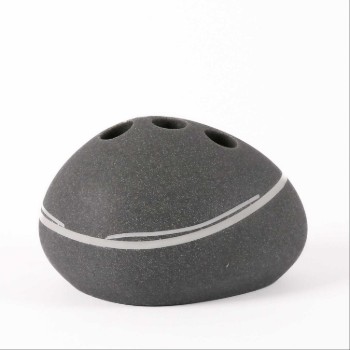 Grey stone bath set