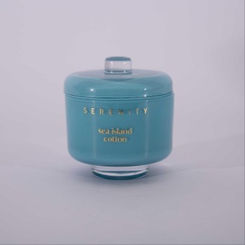 Amaya Scented Glass Tin Candle