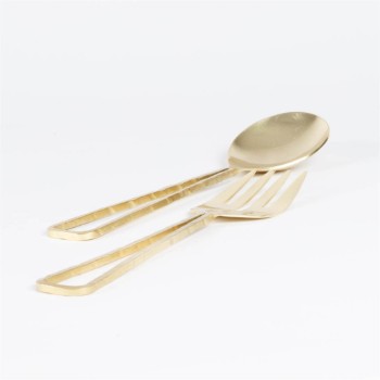 Salad server gold set of 2