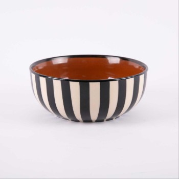 Serving Bowl With Decal From Amaya