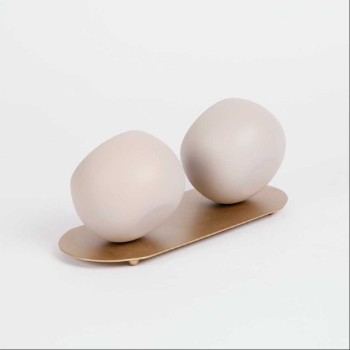 Bowl S/2 on Tray From Pure