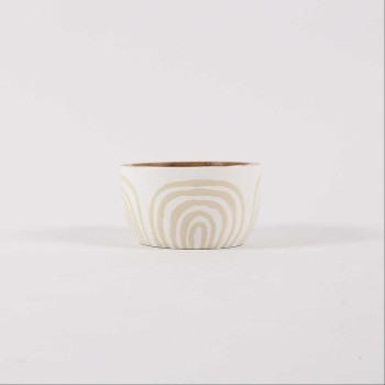 Wooden Bowl Bohemian style