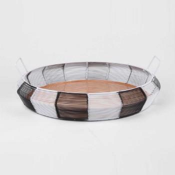 Round tray with handles From Mimosa