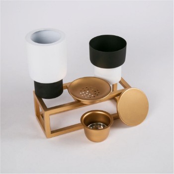 Metal mabkhara set of 3