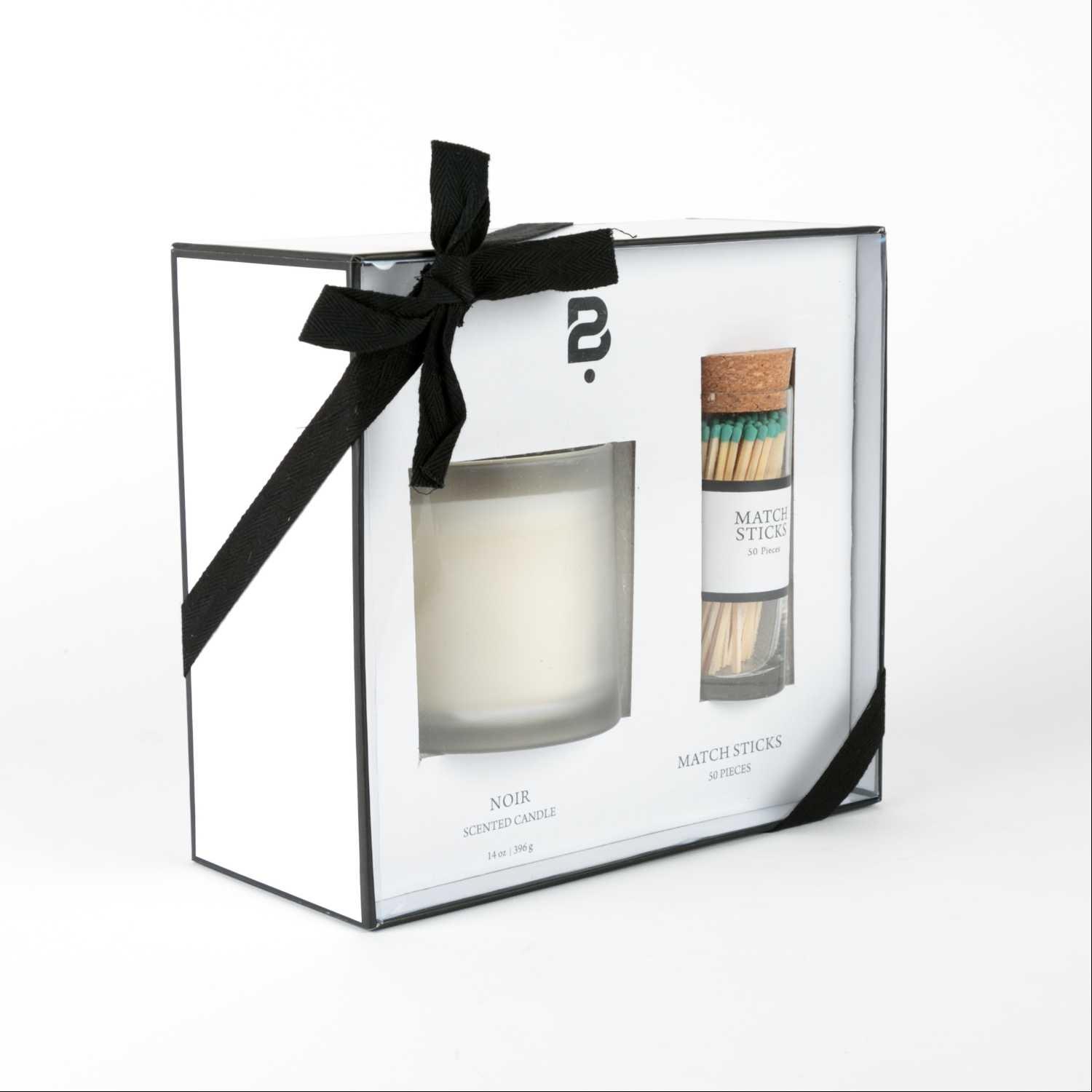 طقم شمعة زجاجية معطرة أويسس