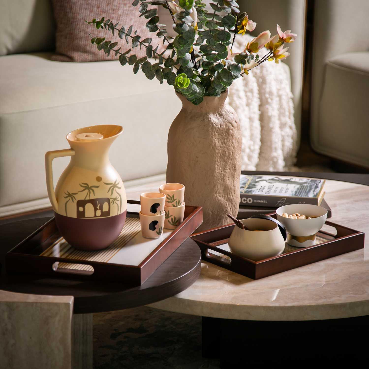 Large Wooden Tray from Aurora