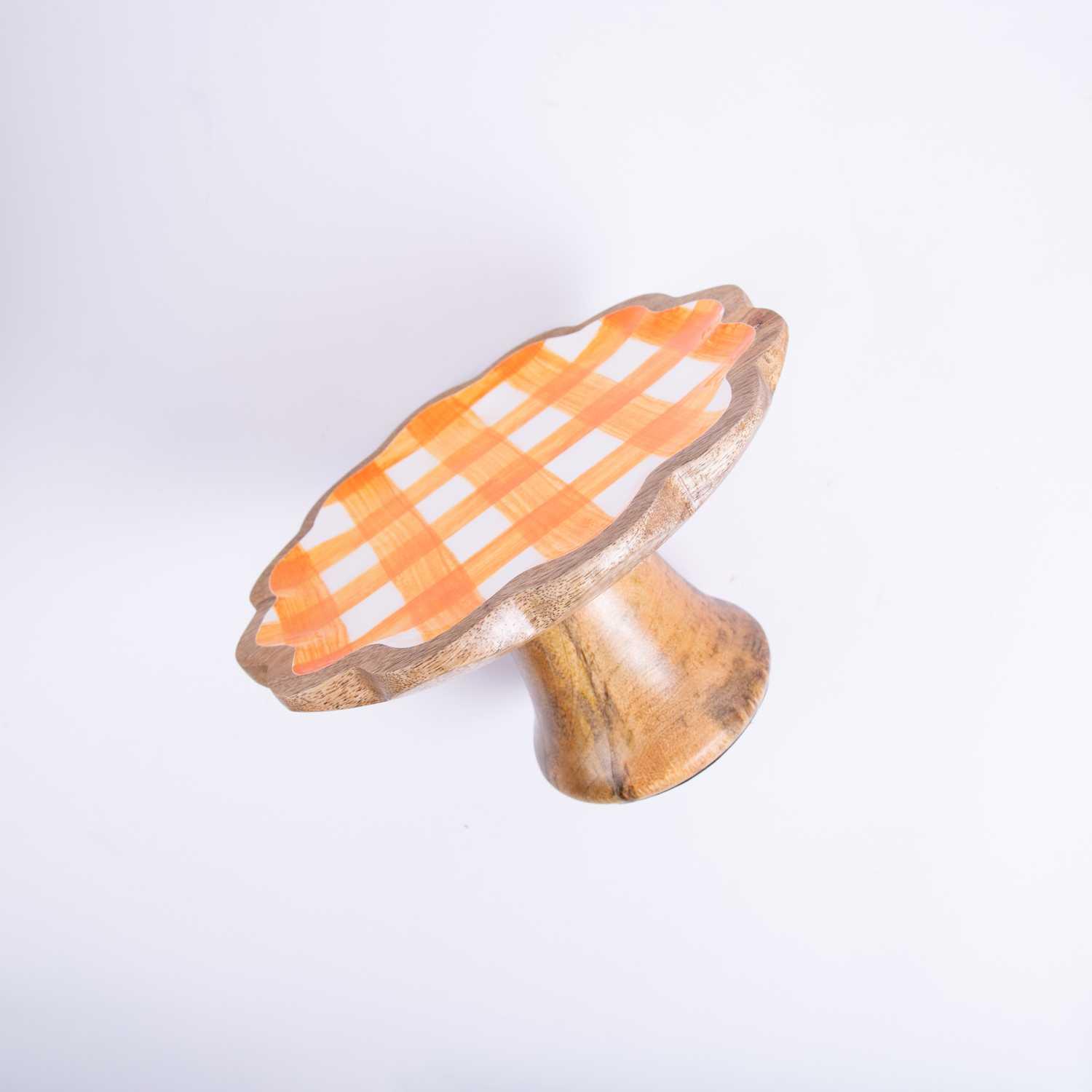 Wooden Cake Stand from Solana