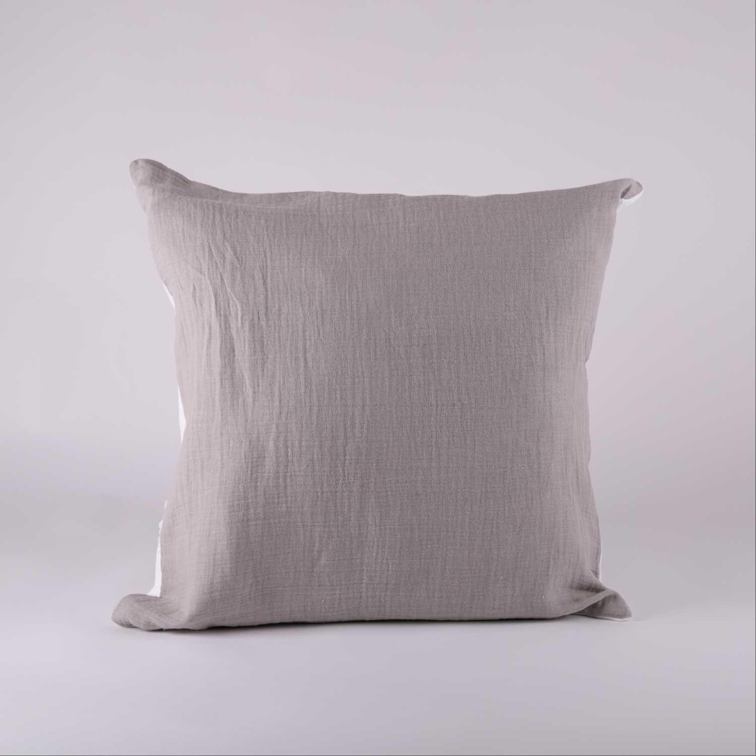 

milana cushion cover whitegrey, White grey