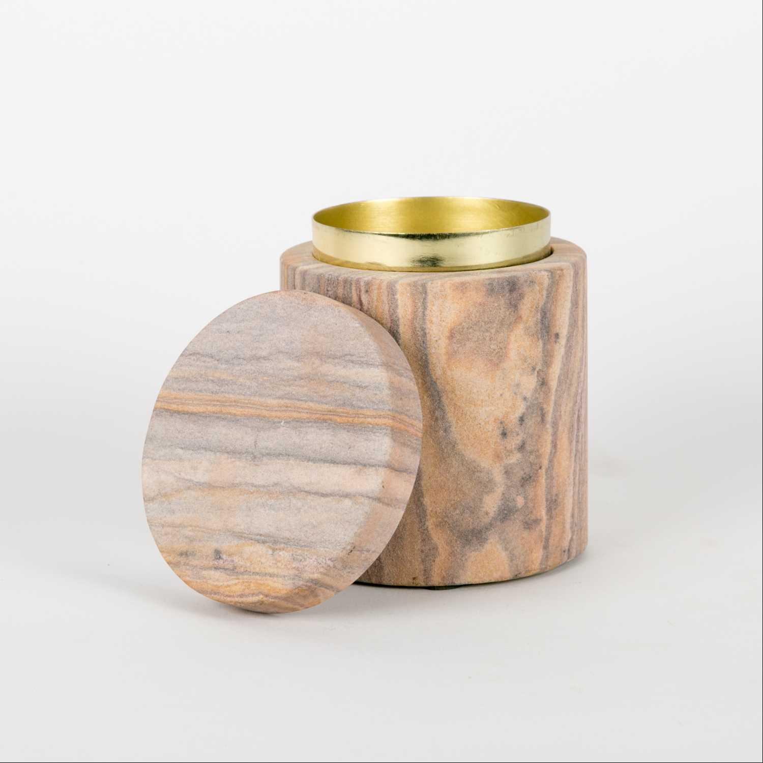 شمعة زجاجية معطرة نوير