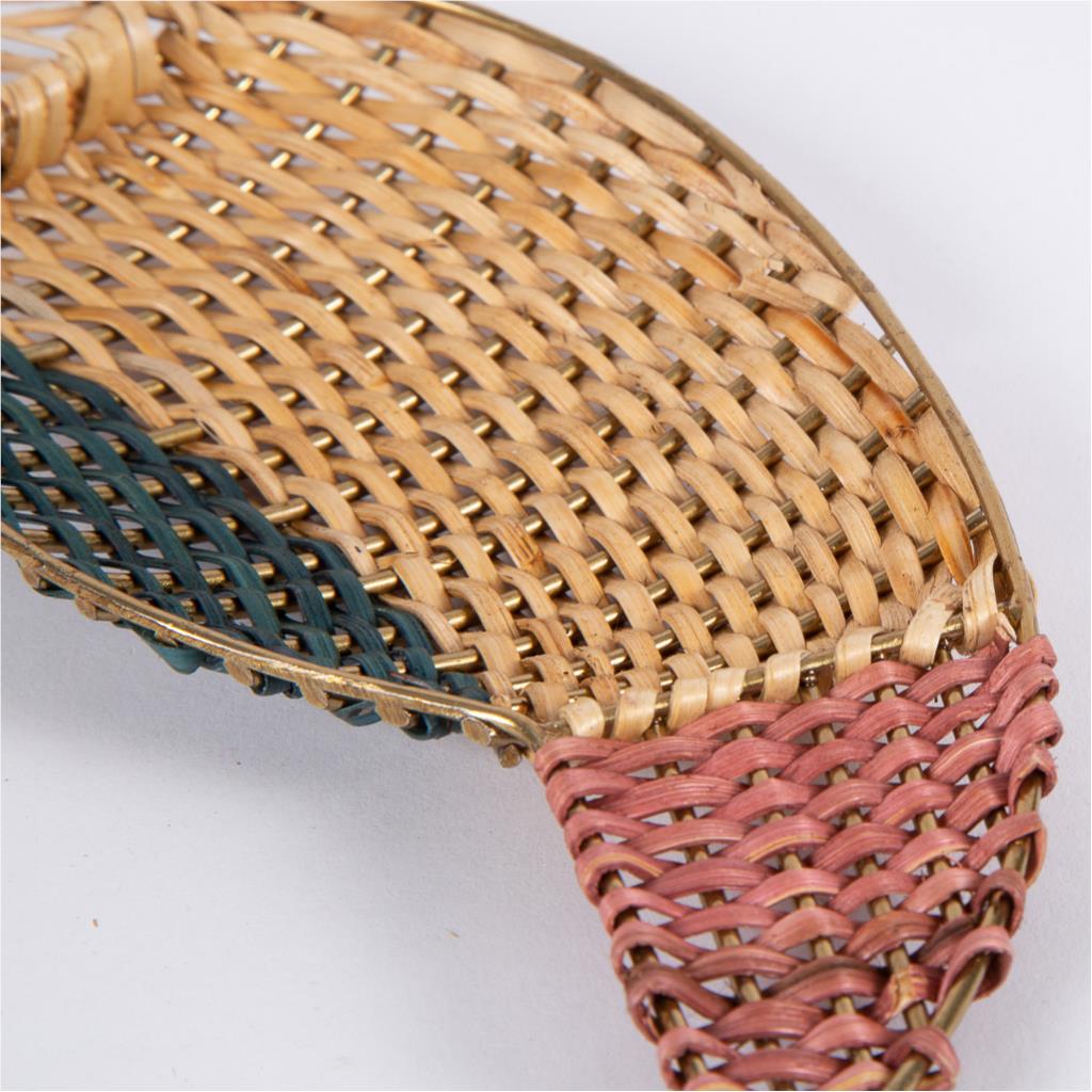 Rattan bird dish