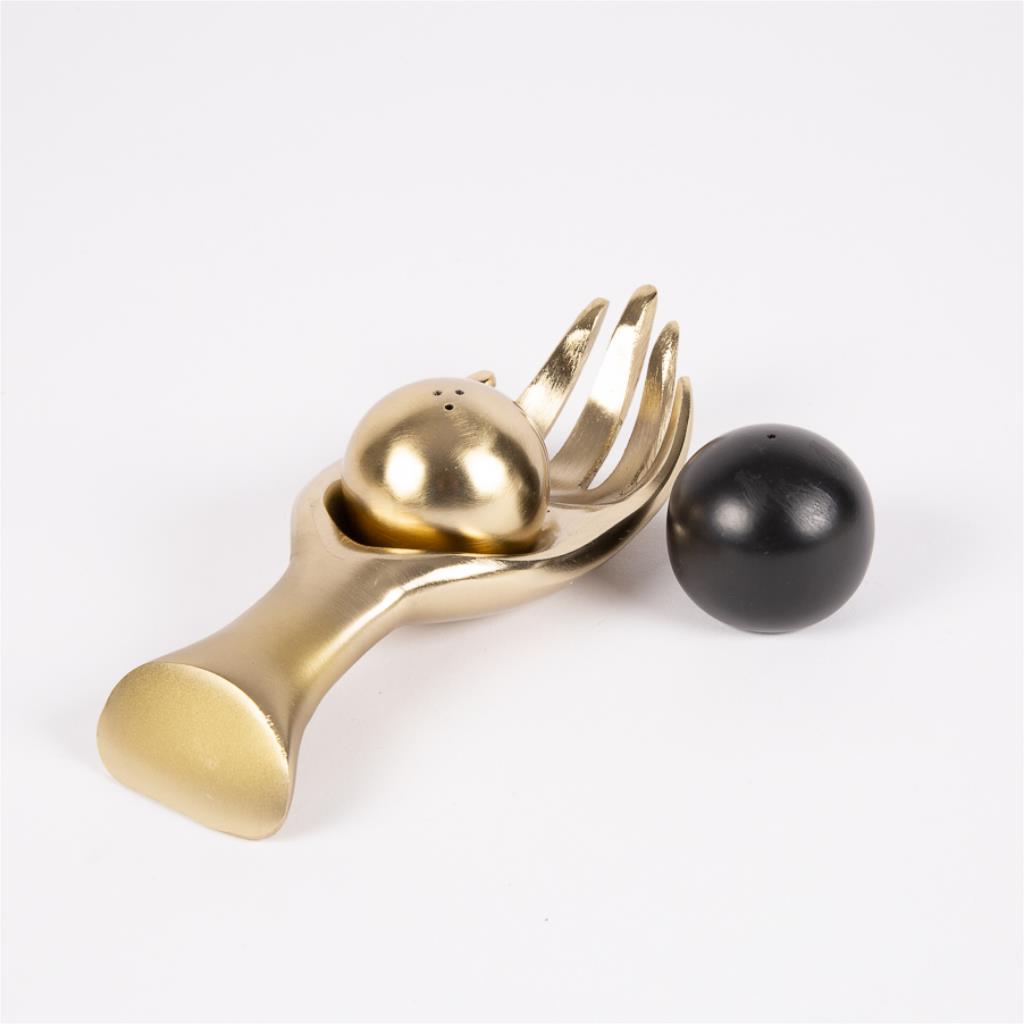 Salt And Pepper Shaker Set of 2 With Holder