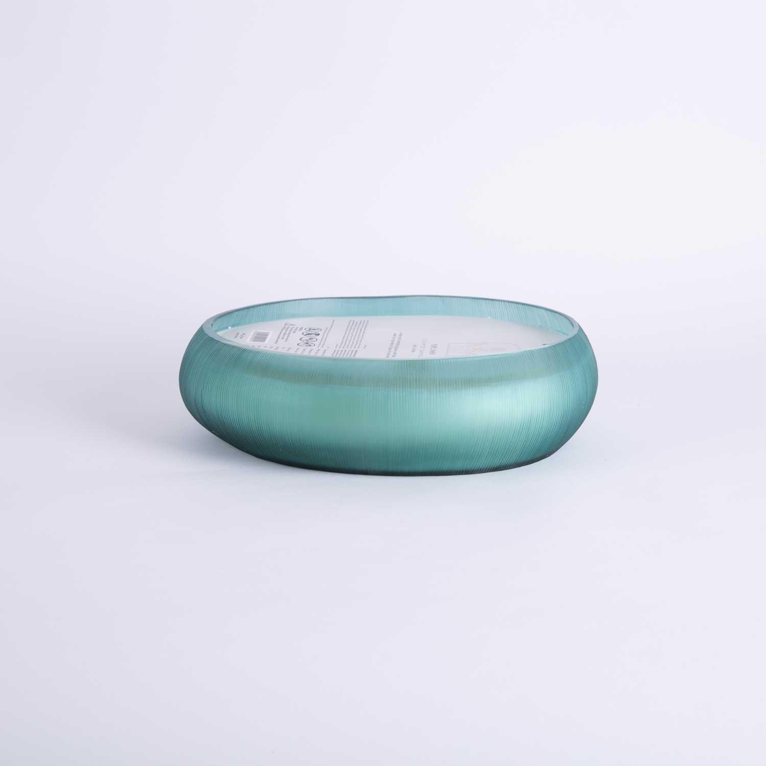 Pure linen scented glass candle