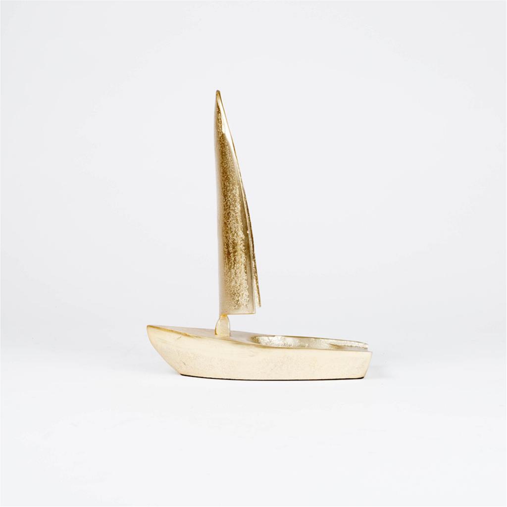 Boat metal sculpture