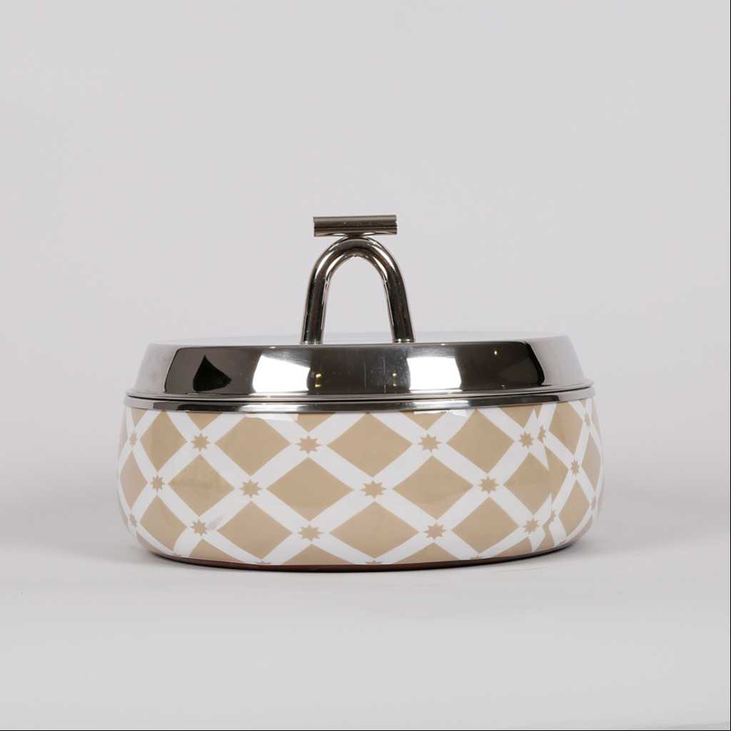 Casserole square with lid