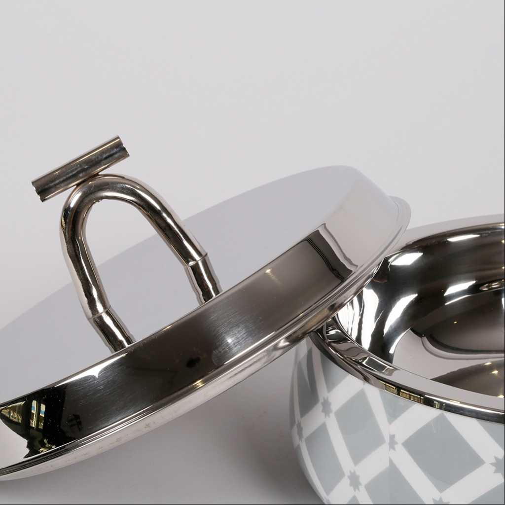 Casserole square with lid