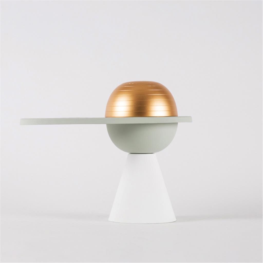 Metal mabkhara round top