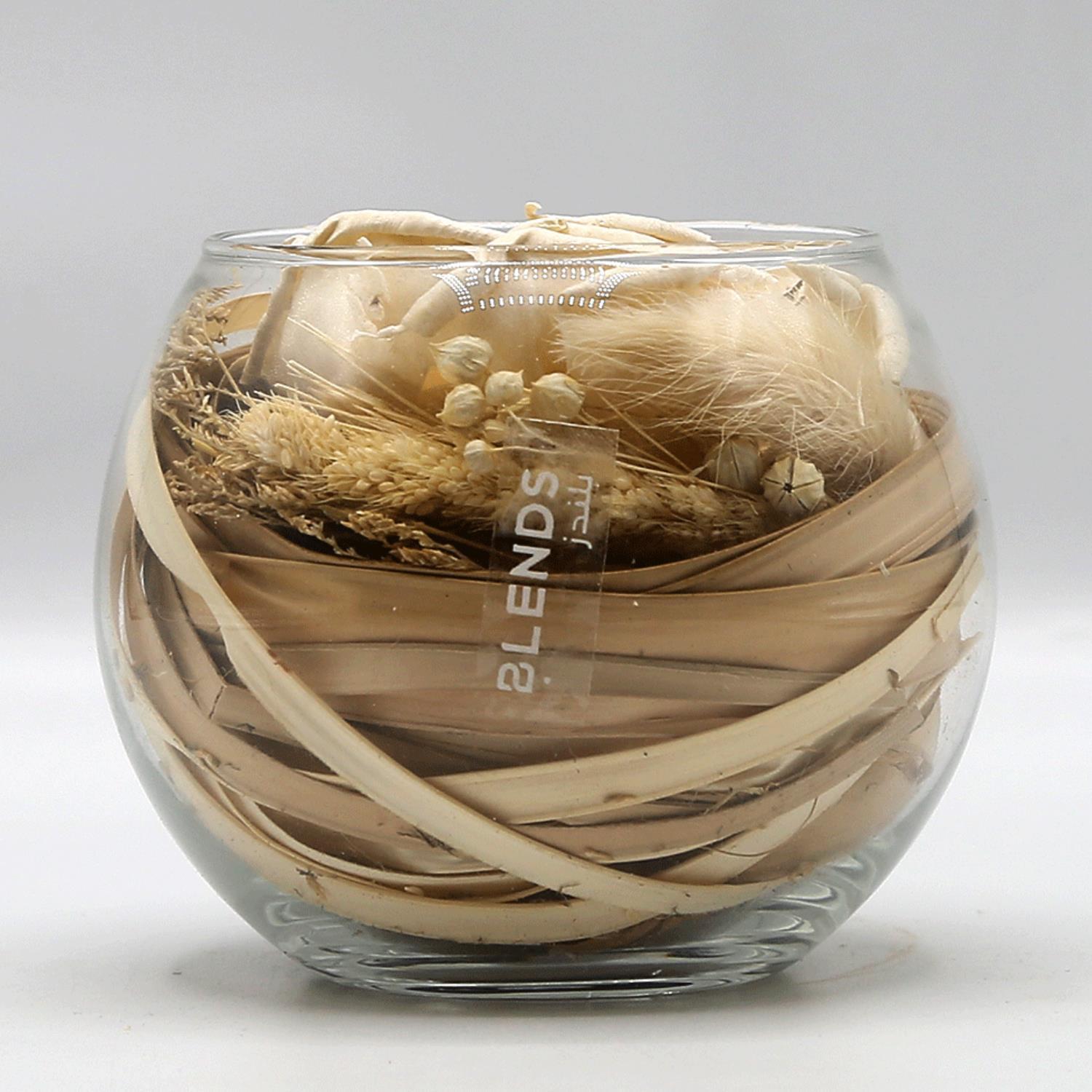 Thai Rose in Bowl - Beige - L