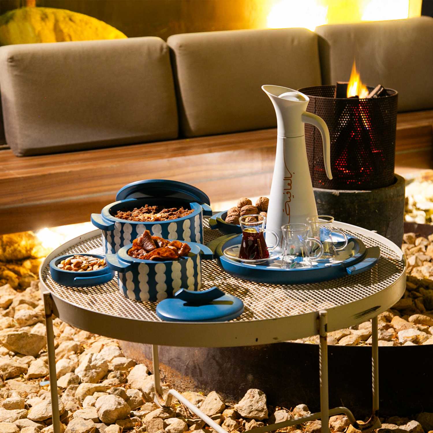 Small Serving Wooden Bowl with Lid from Belina