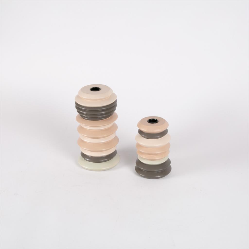 Wooden candle holder