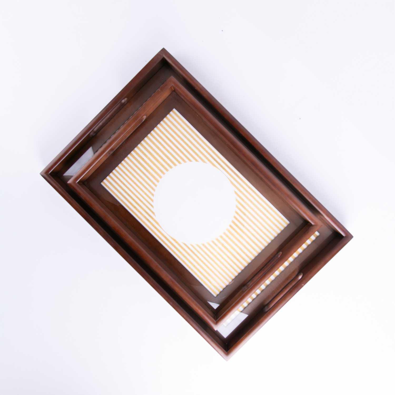 Large Serving Wooden Tray from Aurora