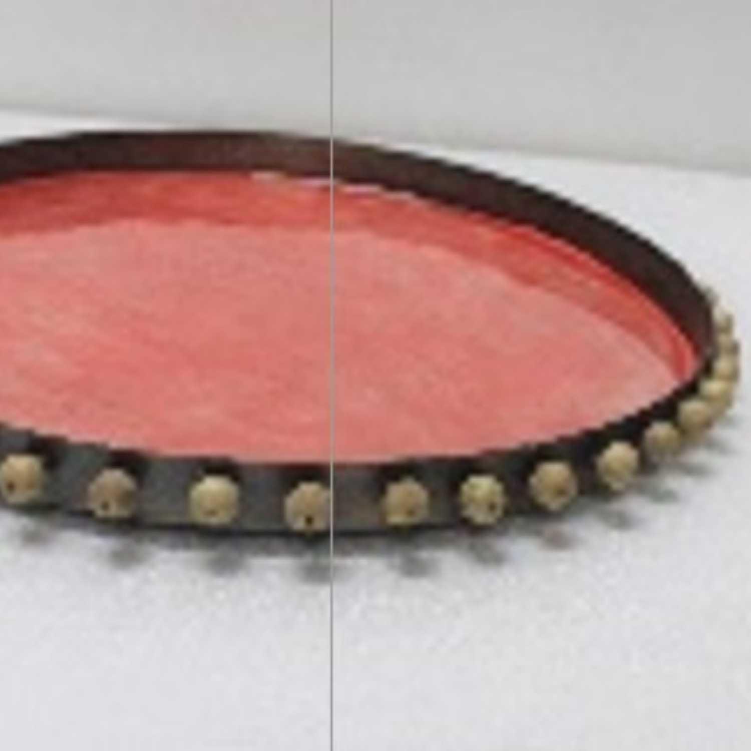 Round Tray Terrcotta L