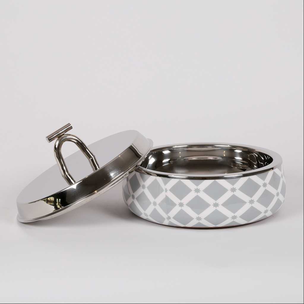 Casserole square with lid