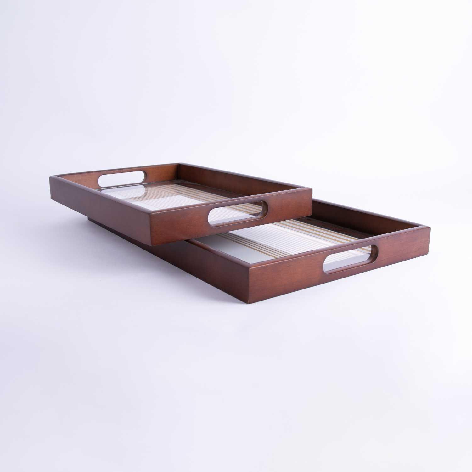 Large Wooden Tray from Aurora