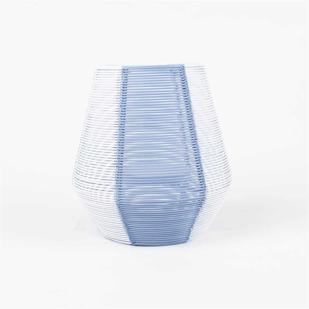 

candle holder from mimosa, Blue