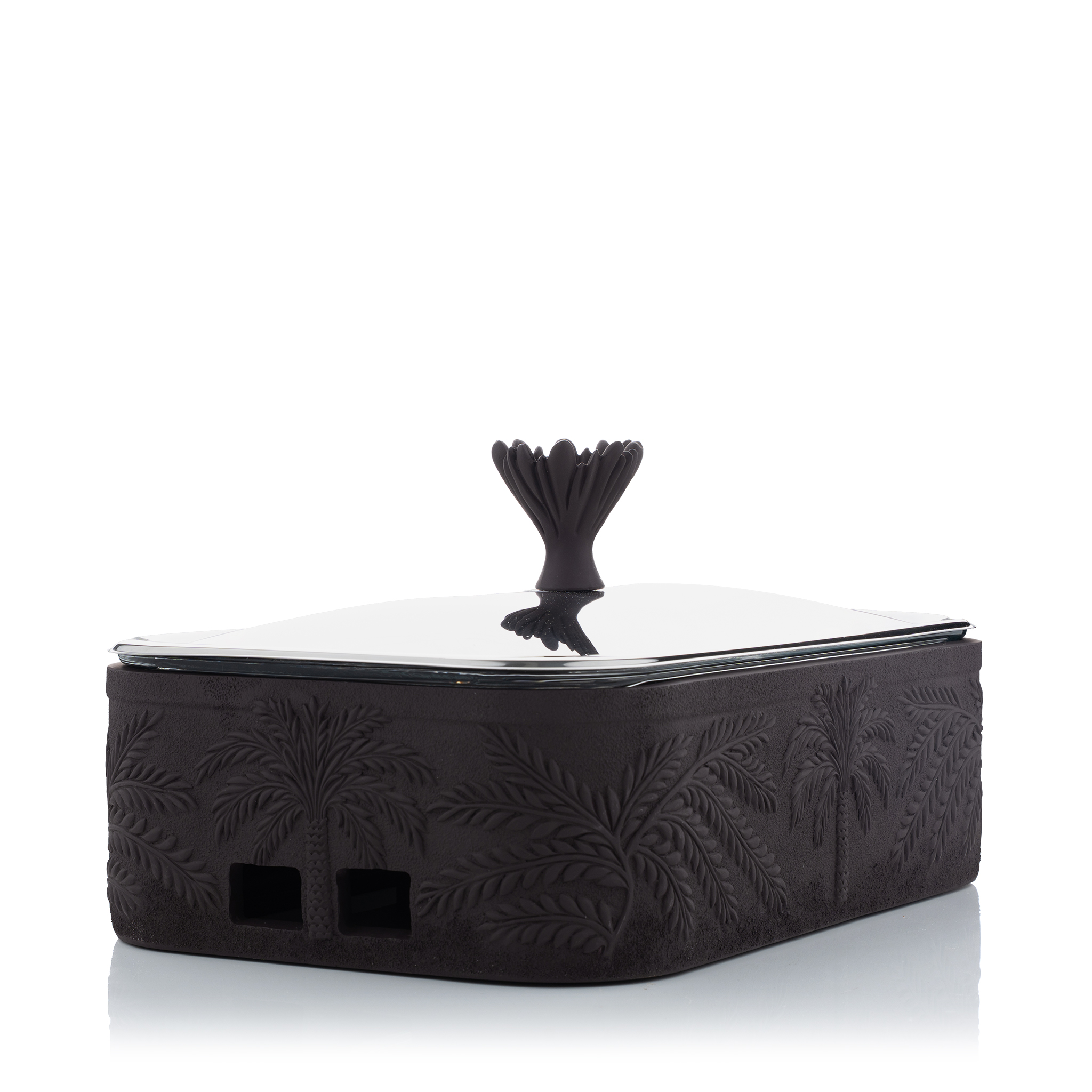Rectangular Brown Palm Tree Food Warmer 3 Liters from Malath