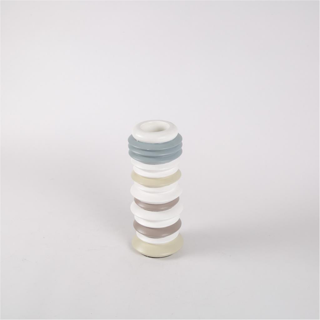 Wooden decor vase