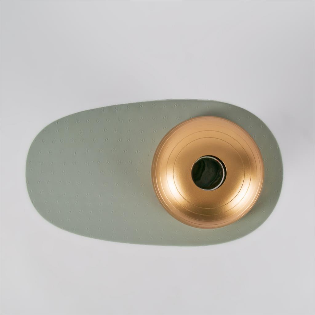 Metal mabkhara round top