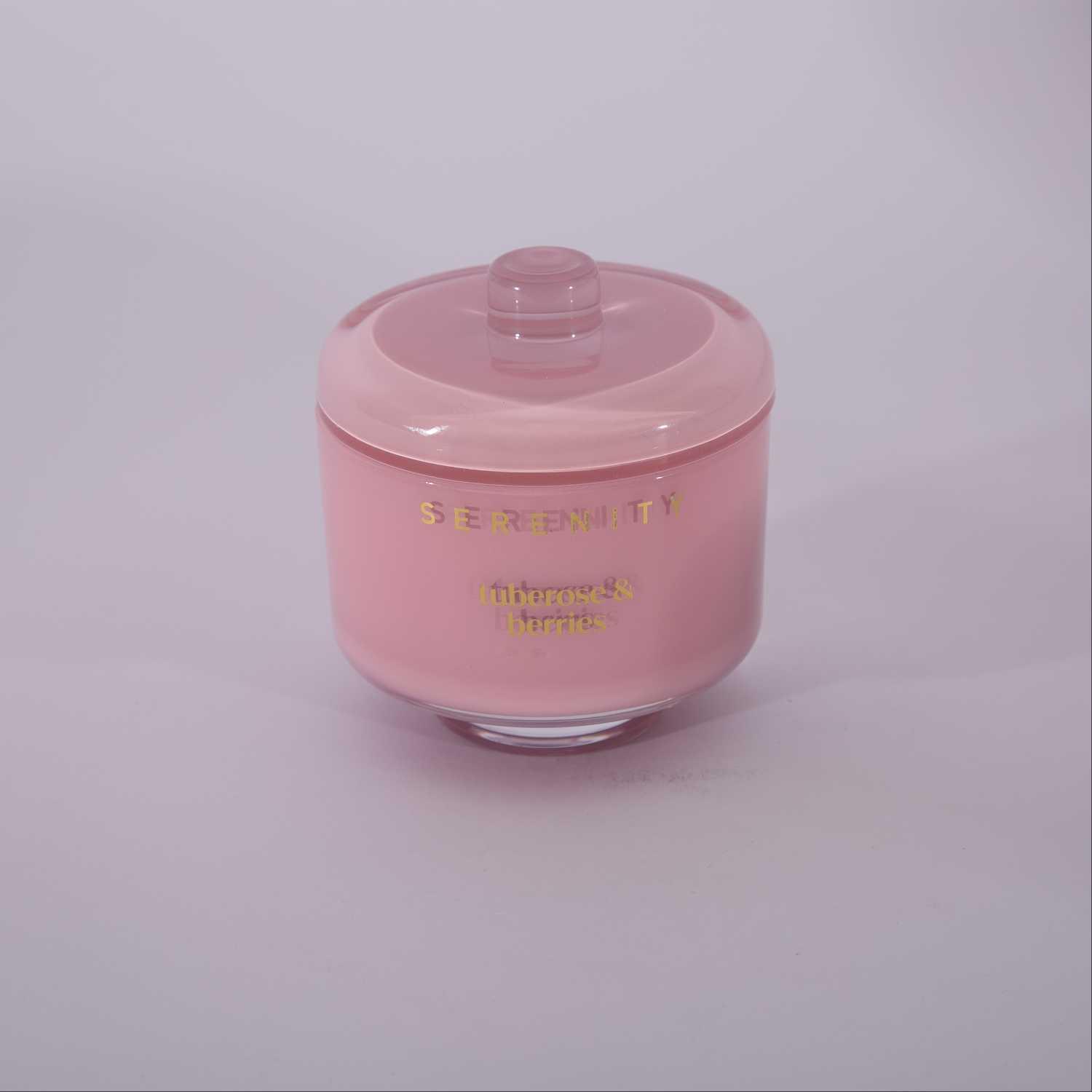 شمعة زجاجية معطرة بلانكا