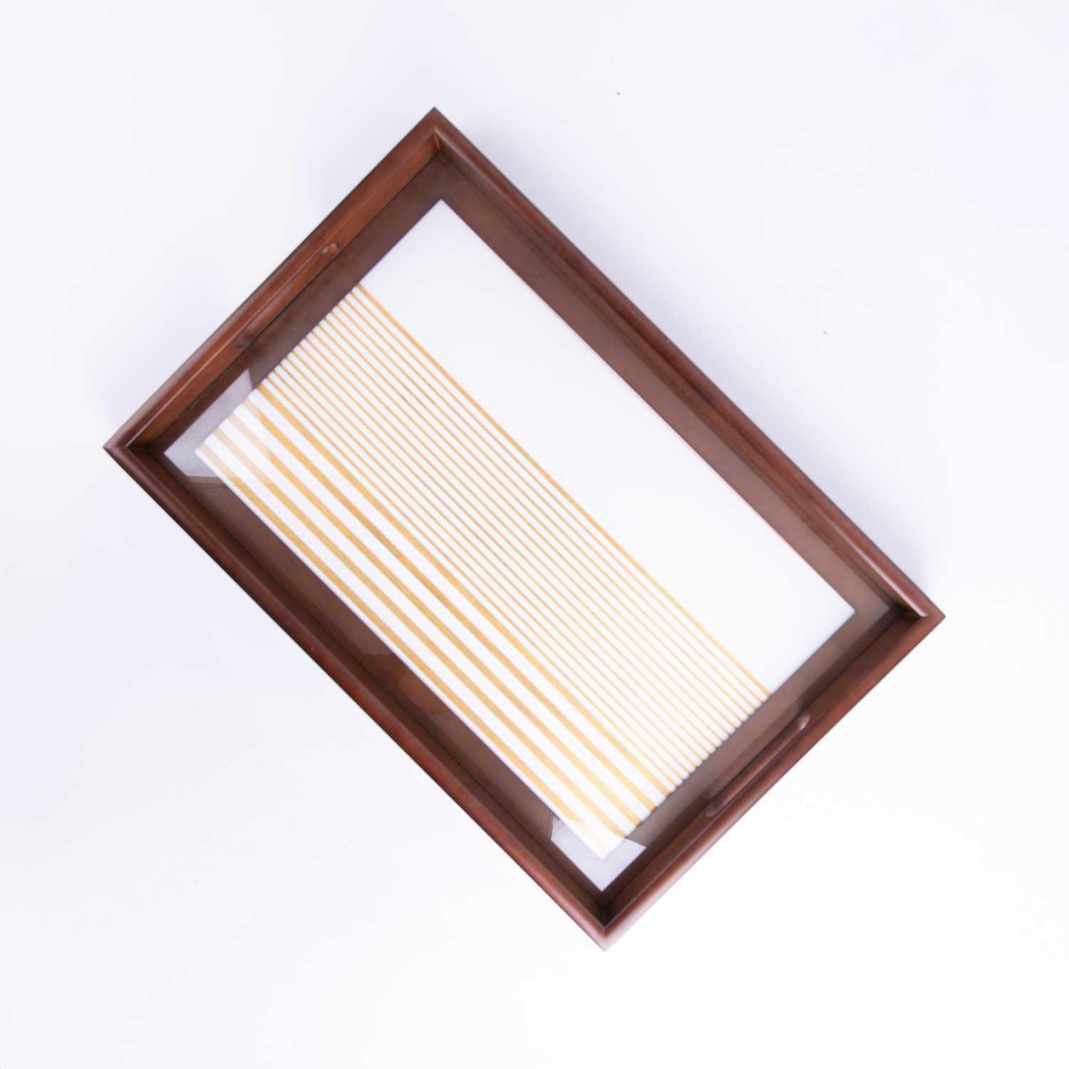 Large Wooden Tray from Aurora