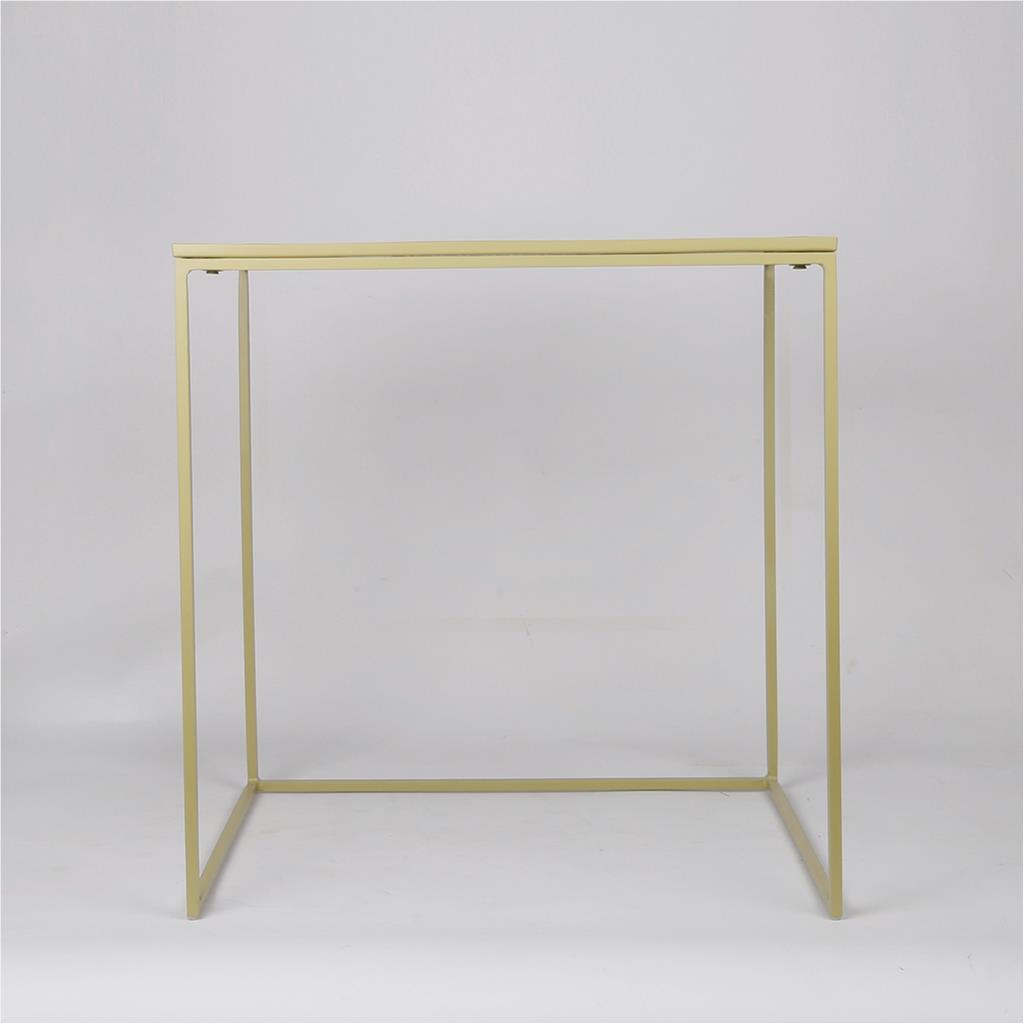 Rectangular side table of two pieces from rattan