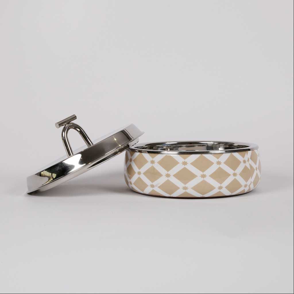 Casserole square with lid