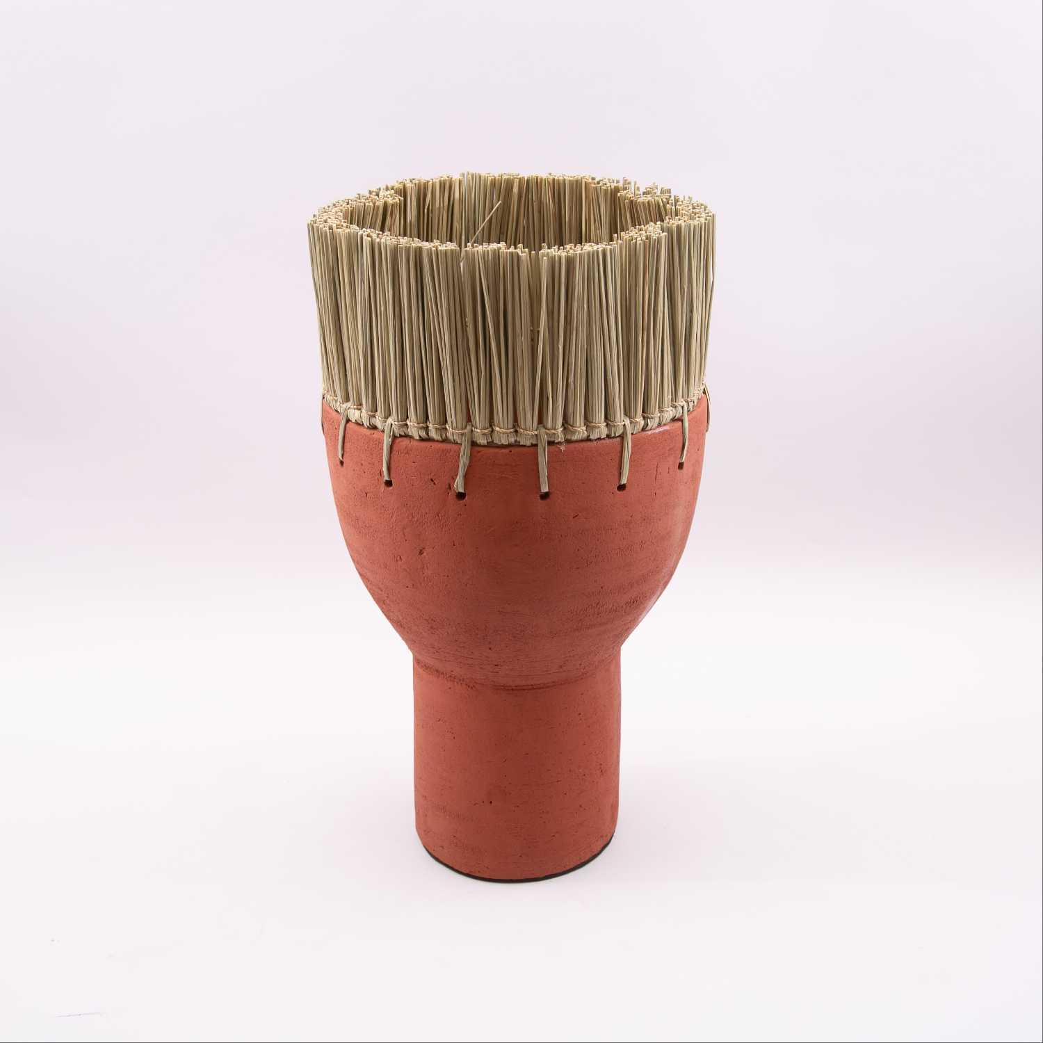 Seraphina Deco Vase With Mending Fringe