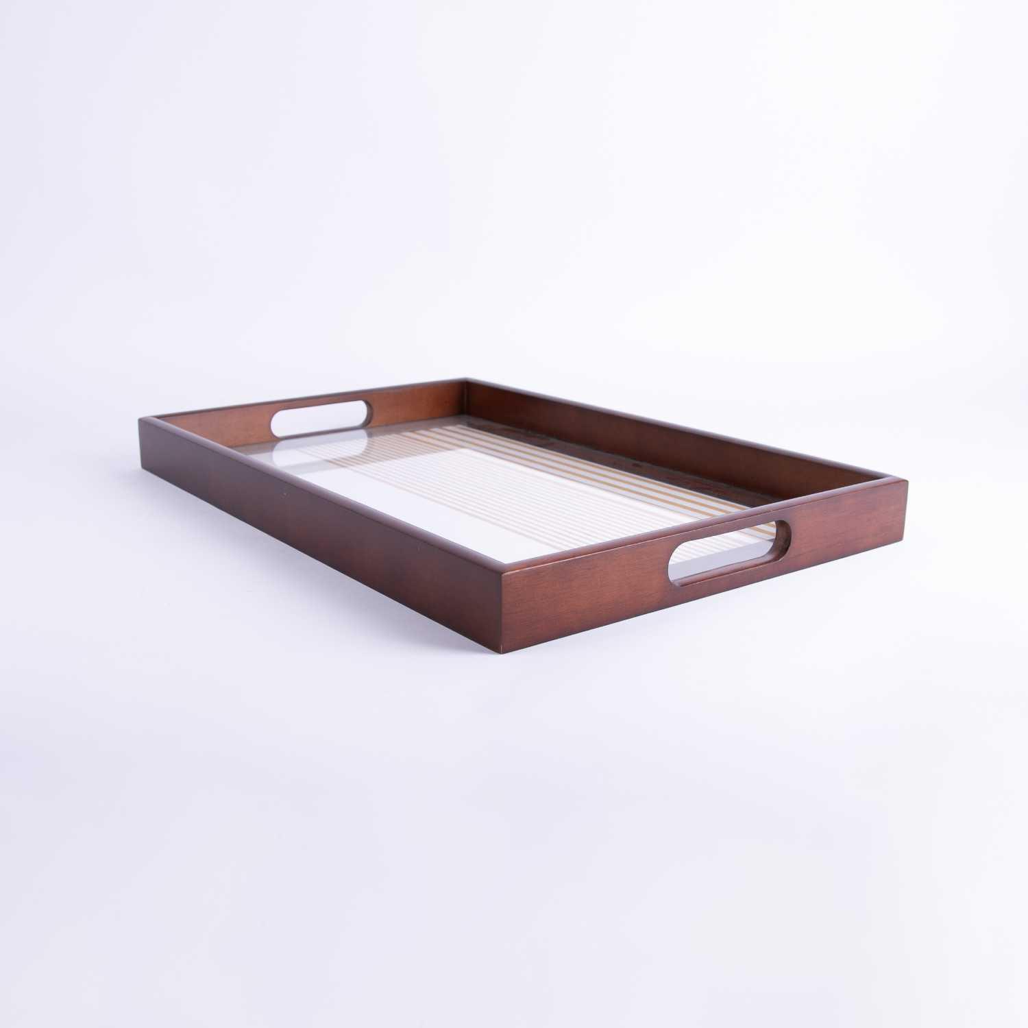 Large Wooden Tray from Aurora