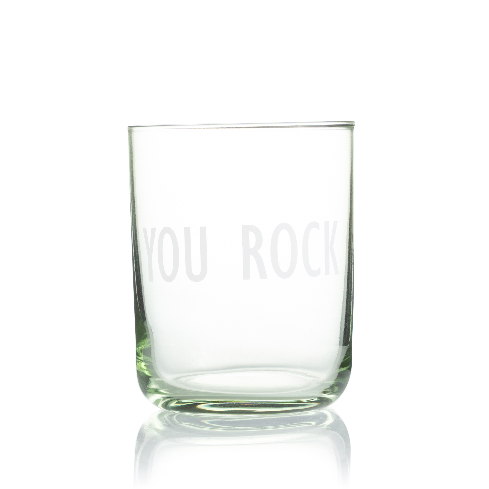 كوب تقديم مشروبات بعبارة You Rock من اورورا