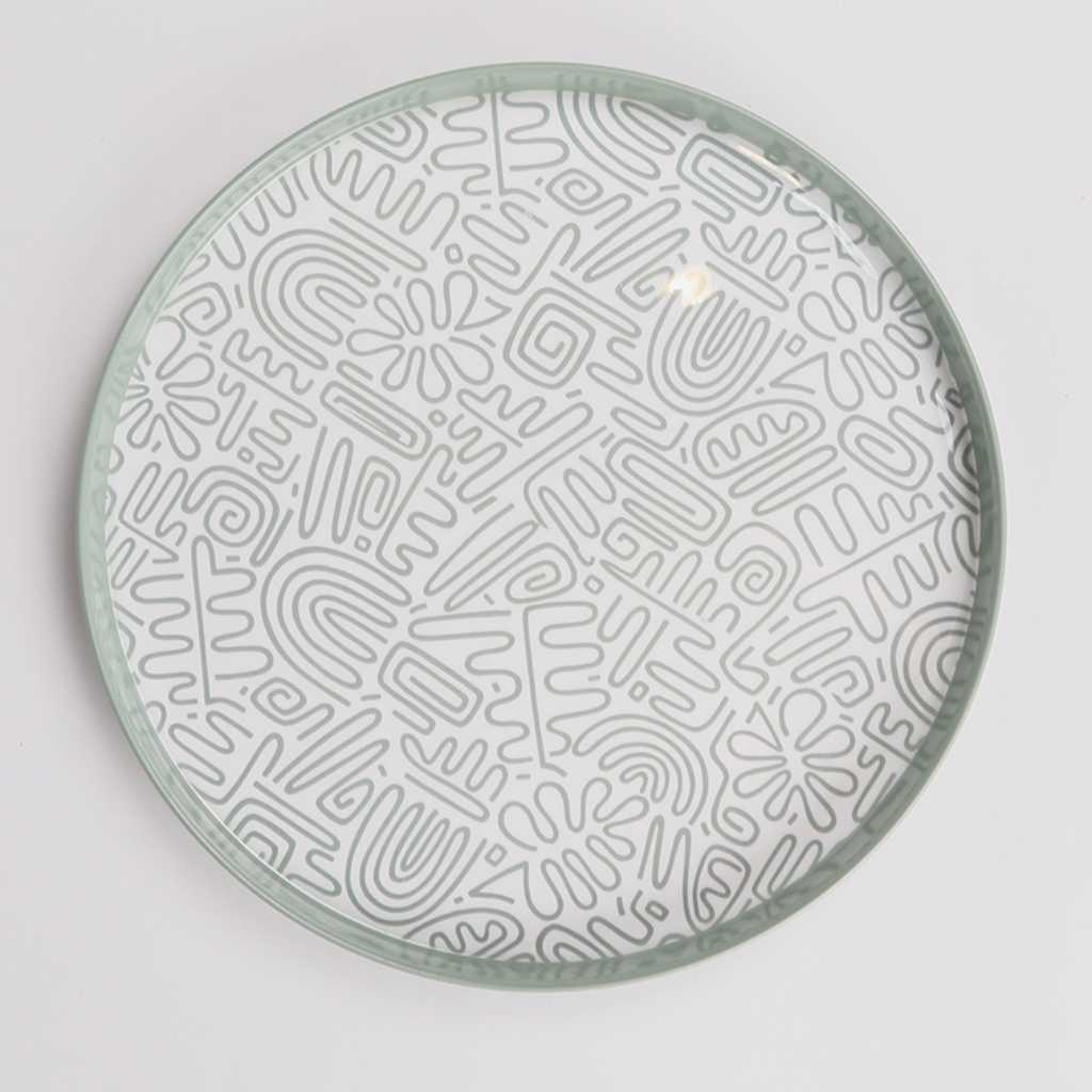 Round tray From Jade