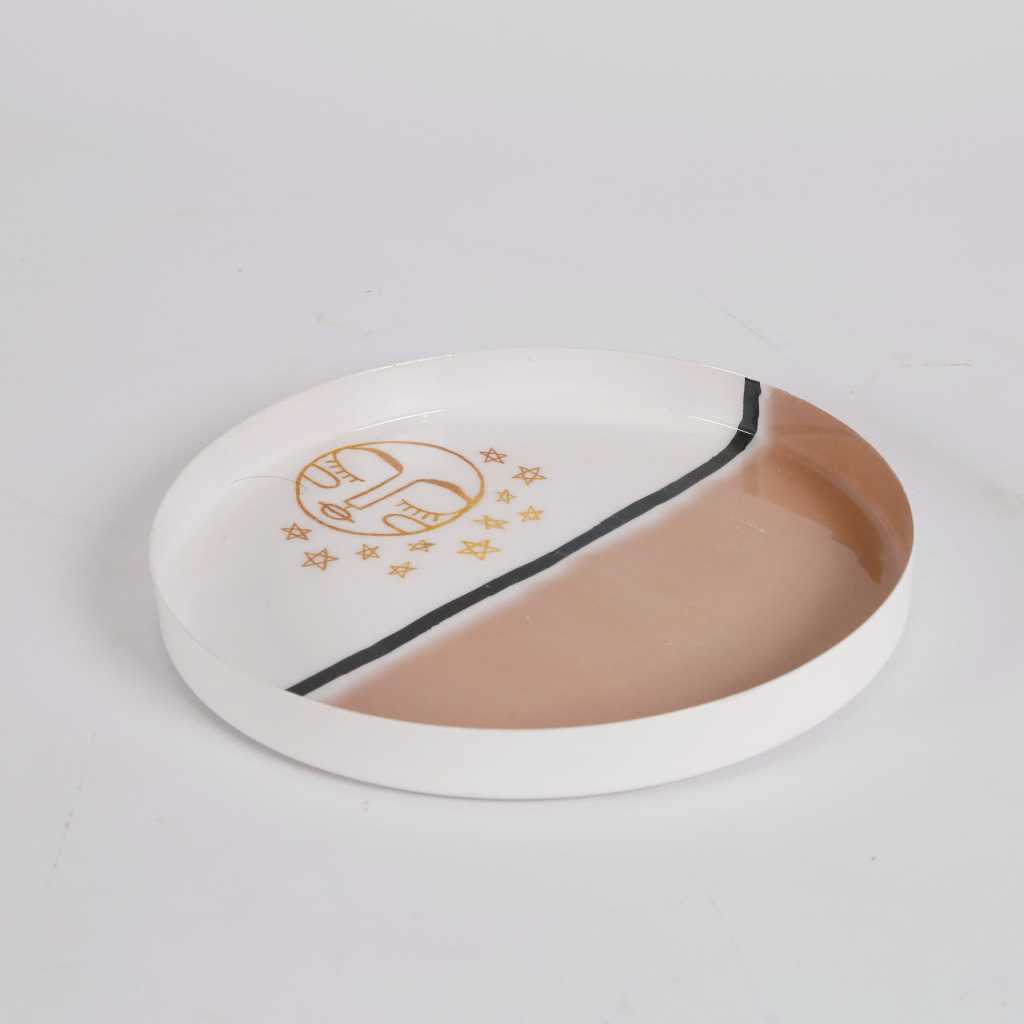 Round Tray From Jade